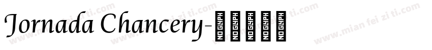 Jornada Chancery字体转换